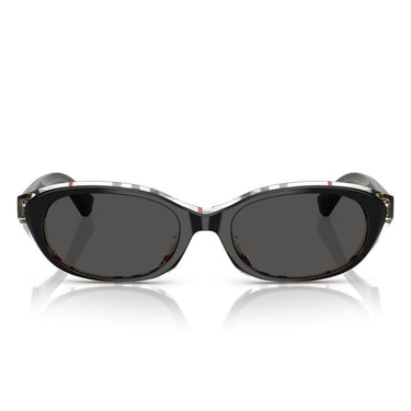 Burberry Gafas de Sol BE4447D 412187 Negro Motivo Vintage/Gris Oscuro Mujer