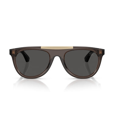 Burberry Okulary Przeciwsłoneczne BE4452U 411287 Szary Ciemnoszary Męskie
