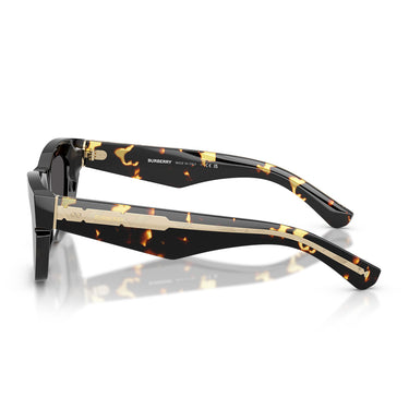 Burberry Okulary Przeciwsłoneczne BE4454 410687 Brązowy Żółty Ciemnoszary Damskie 3