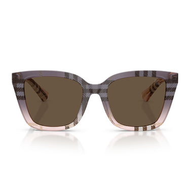 Burberry Occhiali da Sole BE4487 422073 Check Gradient Rose/Marrone Donna 1