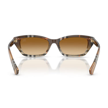 Burberry Occhiali da Sole BE4488 420213 Check Sabbia Sfumato/Marrone Sfumato Donna 3