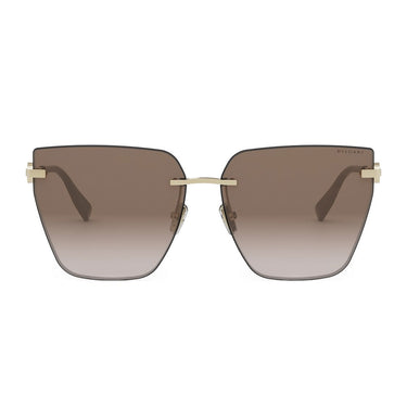 Bvlgari Okulary Przeciwsłoneczne BV40012U 33F Złoto/Brązowy Gradient Damskie