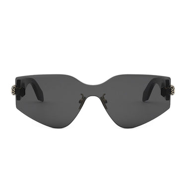 Bvlgari Okulary Przeciwsłoneczne BV40034U 01A Serpenti Czarny/Szary Damskie