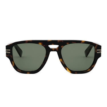 Bvlgari Okulary Przeciwsłoneczne BV40040I 52N B.Zero1 Havana/Zielone Męskie