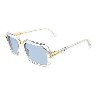 Cazal Occhiali da Sole Cazal 6004 3 015 Bianco Trasparente Azzurro Sfumato Unisex 2