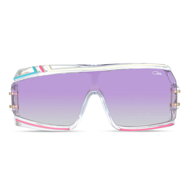 Cazal Occhiali da Sole Cazal 858 255 Bianco Trasparente Viola Sfumato Unisex
