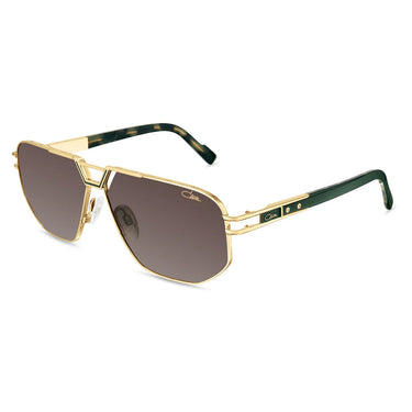 Cazal Occhiali da Sole Cazal 9114 003 Oro Khaki Verde Sfumato Unisex 2