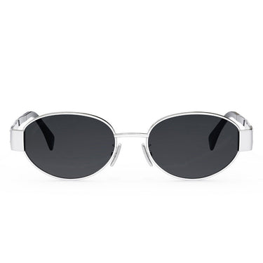 Celine Okulary Przeciwsłoneczne CL40235U 16A Srebrny/Ciemnoszary Unisex