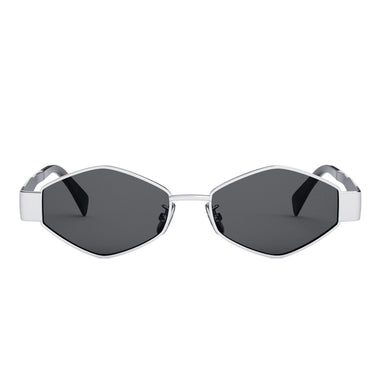 Celine Okulary Przeciwsłoneczne CL40254U 16A Triomphe Srebrno-Ciemnoszary Unisex