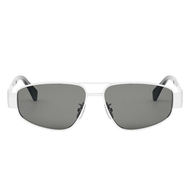 Celine Okulary Przeciwsłoneczne CL40281U 16A Srebrny/Szary Unisex