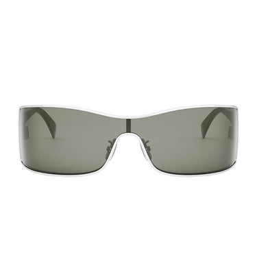Celine Okulary Przeciwsłoneczne CL40283U 16A Triomphe Maxi Metal Srebrny/Szary Damskie