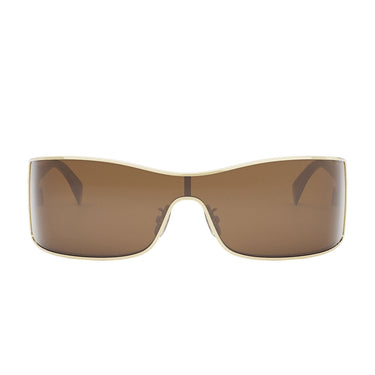 Celine Okulary Przeciwsłoneczne CL40283U 30E Triomphe Maxi Metal Złoto/Brąz Damskie