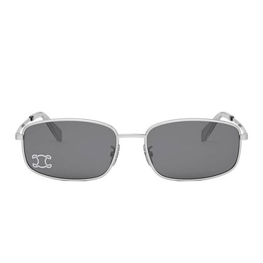 Celine Okulary Przeciwsłoneczne CL40285U 16A Triomphe Srebrny/Szary Damskie
