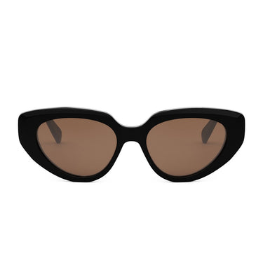 Celine Okulary Przeciwsłoneczne CL40286I 01E Czarny/Brązowy Damskie