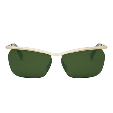 Celine Okulary Przeciwsłoneczne CL40307U 30N Złoto/Zielony Unisex