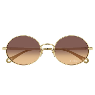 Chloé Occhiali da Sole CH0326S 004 Oro Marrone Donna