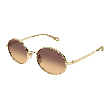 Chloé Occhiali da Sole CH0326S 004 Oro Marrone Donna 2