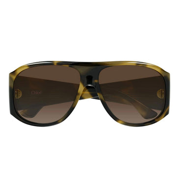 Chloé Occhiali da Sole CH0347S 008 Tartarugato Chiaro/Marrone Sfumato Donna
