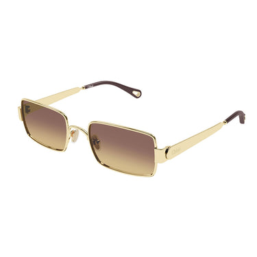 Chloé Occhiali da Sole CH0354S 002 Oro Marrone Donna 2