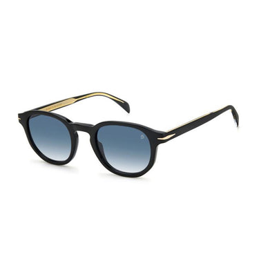 David Beckham Okulary Przeciwsłoneczne DB 1007/S 807 Czarny/Niebieski Męskie 2