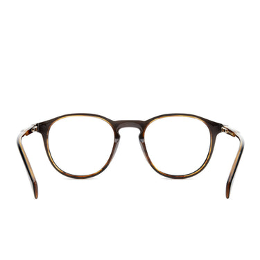 David Beckham Occhiali da Vista DB 1018 C 05KSP Nero Marrone Trasparente con Clip Polarizzata Uomo 4