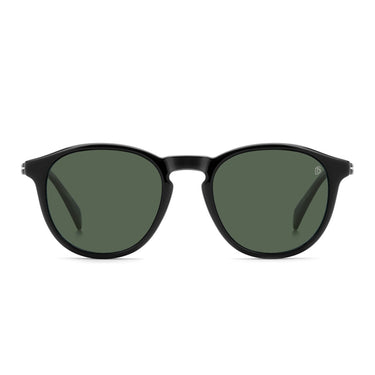 David Beckham Occhiali da Vista DB 1018 C R2HUC Nero Verde Trasparente con Clip Polarizzata Uomo