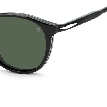 David Beckham Occhiali da Vista DB 1018 C R2HUC Nero Verde Trasparente con Clip Polarizzata Uomo 4