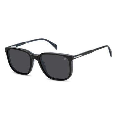 David Beckham Occhiali da Vista DB 1210/C 88MM9 Nero Blu/Trasparente con Clip Polarizzata Uomo 3