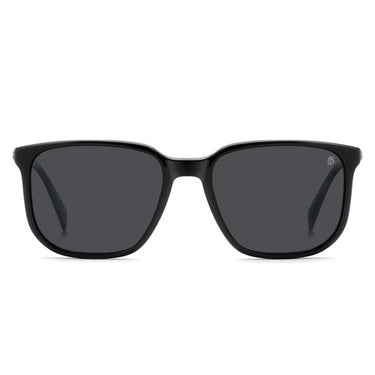 David Beckham Occhiali da Vista DB 1210/C 88MM9 Nero Blu/Trasparente con Clip Polarizzata Uomo