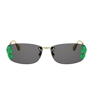 Dior Dior Clover Oro Rettangolare Occhiali da Sole