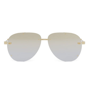 Dior Lunettes de Soleil NEODIOR A1U B0H4 Or/Argent Miroité Homme