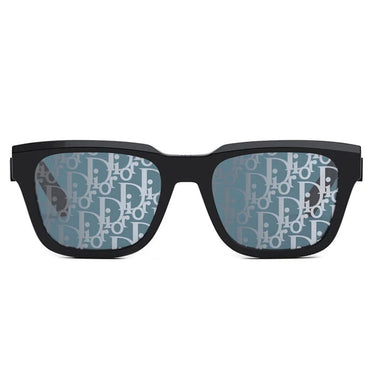 Dior Lunettes de Soleil DIOR B23 S1I 10B8 Noir/Bleu Miroité Unisexe
