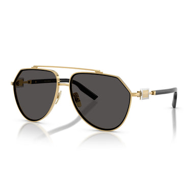 Dolce & Gabbana Sonnenbrille DG2315 02 87 Gold Dunkelgrau Herren 2