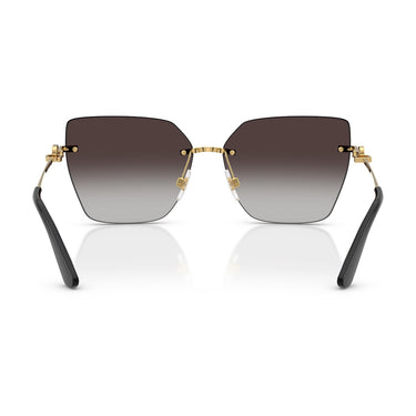 Dolce & Gabbana Sonnenbrille DG2321 02 8G Gold Grau Verlauf Damen 4