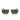 Dolce & Gabbana Occhiali da Sole DG2327 131387 Oro Argento/Grigio Scuro Uomo