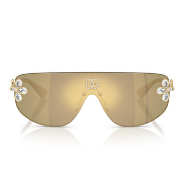 Dolce & Gabbana Occhiali da Sole DG2333B 02/03 Oro/Trasparente Specchiato Giallo Donna