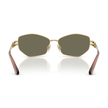 Dolce & Gabbana Occhiali da Sole DG2338 02 03 Oro Trasparente Specchiato Giallo Donna 4
