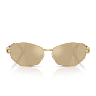 Dolce & Gabbana Occhiali da Sole DG2338 02 03 Oro Trasparente Specchiato Giallo Donna