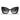 Dolce & Gabbana Sonnenbrille DG4405 501/8G Schwarz/Dunkelgrau Damen