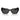 Dolce & Gabbana Sonnenbrille DG4462 501/87 Schwarz/Dunkelgrau Damen