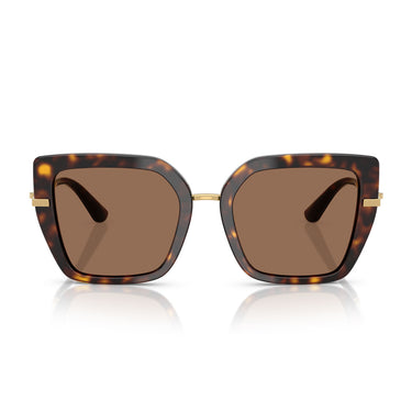 Dolce & Gabbana Sonnenbrille DG4474 502/73 Havana/Dunkelbraun Damen