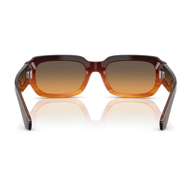 Dolce & Gabbana Occhiali da Sole DG4485 348618 Marrone Striato Sfumato Arancione Sfumato Uomo 4