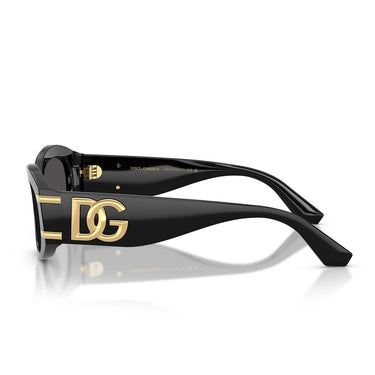 Dolce & Gabbana Sonnenbrille DG4502 501/87 Schwarz/Dunkelgrau Damen 3