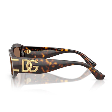 Dolce & Gabbana Sonnenbrille DG4502 502/73 Braun/Dunkelbraun Damen 3