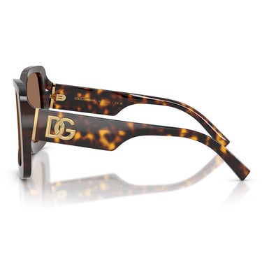 Dolce & Gabbana Occhiali da Sole DG4513 502 73 Marrone Marrone Scuro Donna 3