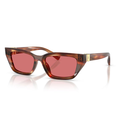 Dolce & Gabbana Occhiali da Sole DG4532 322175 Marrone Striato Rosso Donna 2