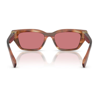 Dolce & Gabbana Occhiali da Sole DG4532 322175 Marrone Striato Rosso Donna 4