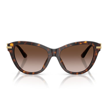 Dolce & Gabbana Occhiali da Sole DG4534 502 13 Marrone Oro Marrone Chiaro Sfumato Donna
