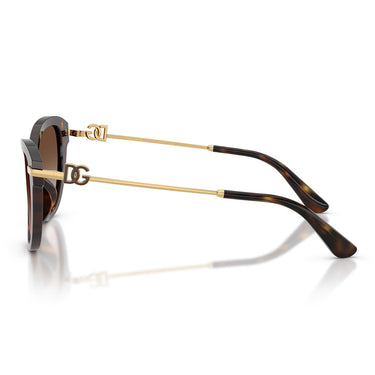 Dolce & Gabbana Occhiali da Sole DG4534 502 13 Marrone Oro Marrone Chiaro Sfumato Donna 3