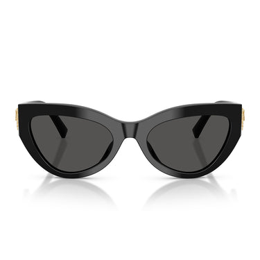 Dolce & Gabbana Occhiali da Sole DG4536 501 87 x Devotion Nero Grigio Scuro Donna